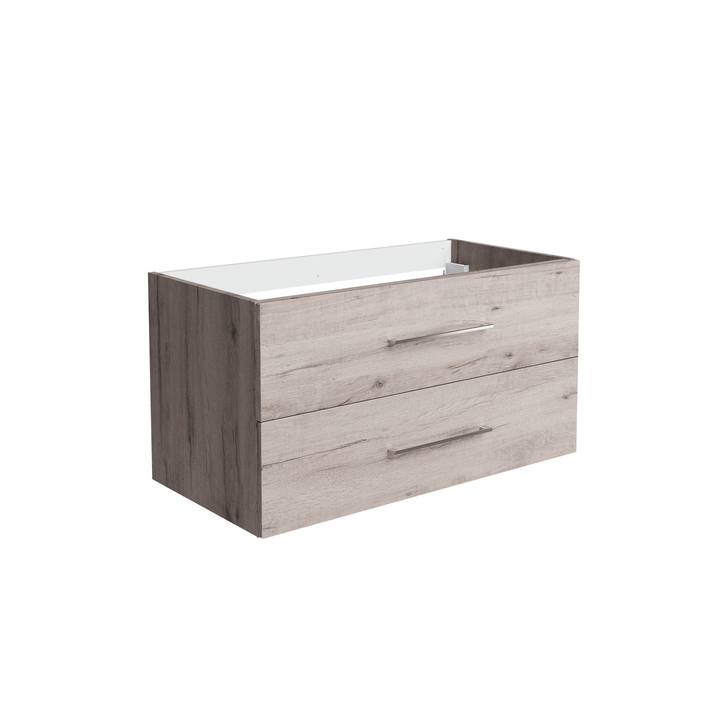 Meuble sous vasque 1 tiroir avec poignée intégrée l.100 x H.30 x P.45