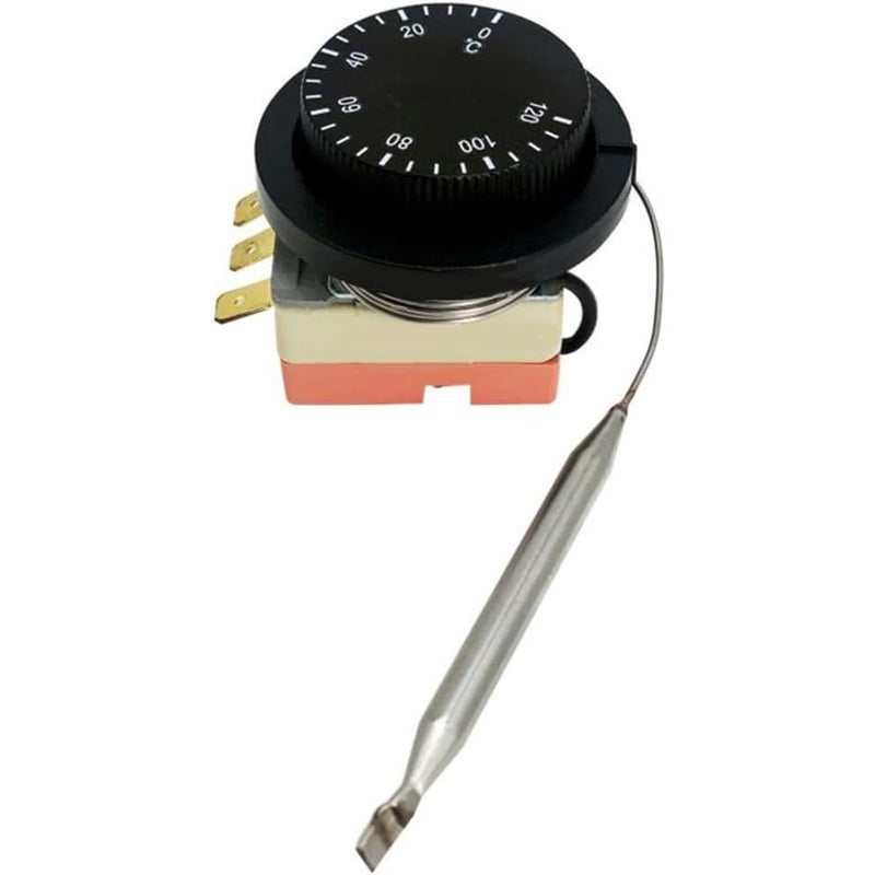 Termostat mechaniczny 0-120 °C - Wbudowane pokrętło regulacji temperatury