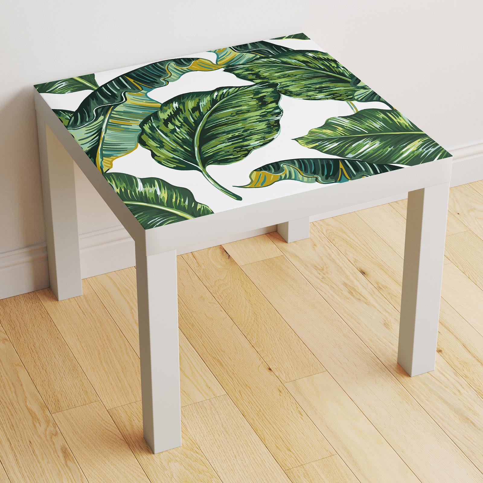 Stickers Table - Feuilles Tropicales - Adhésif + Protection BRILLANTE ...