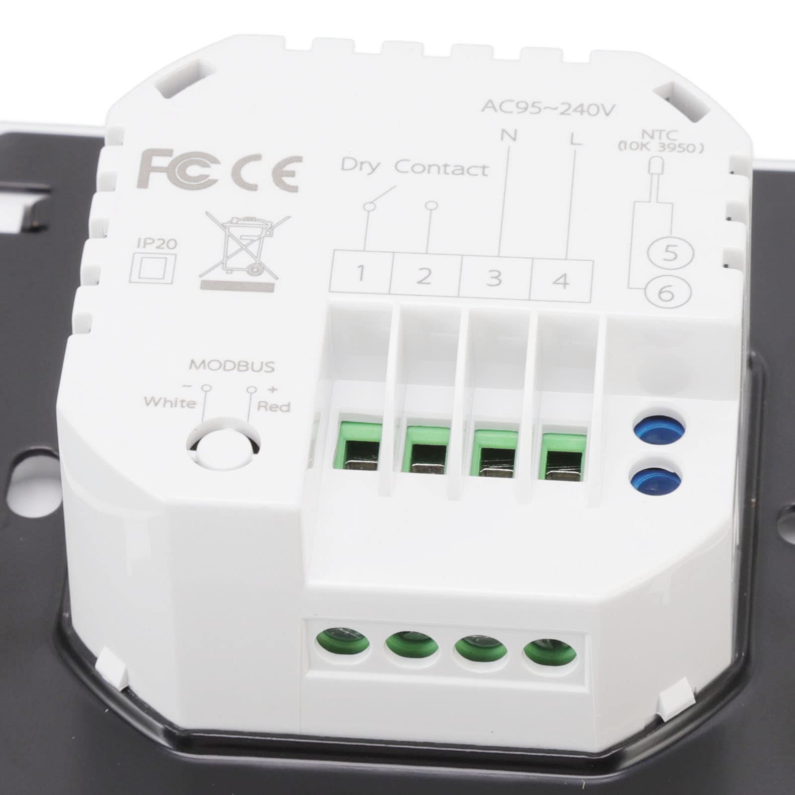 Termostato inteligente de calefacción de caldera con WiFi, control de aplicación, pantalla táctil LCD y control de voz Termostato programable de bajo - 7