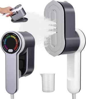 Ferro da stiro a vapore portatile con vaporizzatore, ugello a vapore, spazzola anti-pelucchi e guanto, serbatoio da 300 ml, 1200 W, 220 V | Leroy Merlin