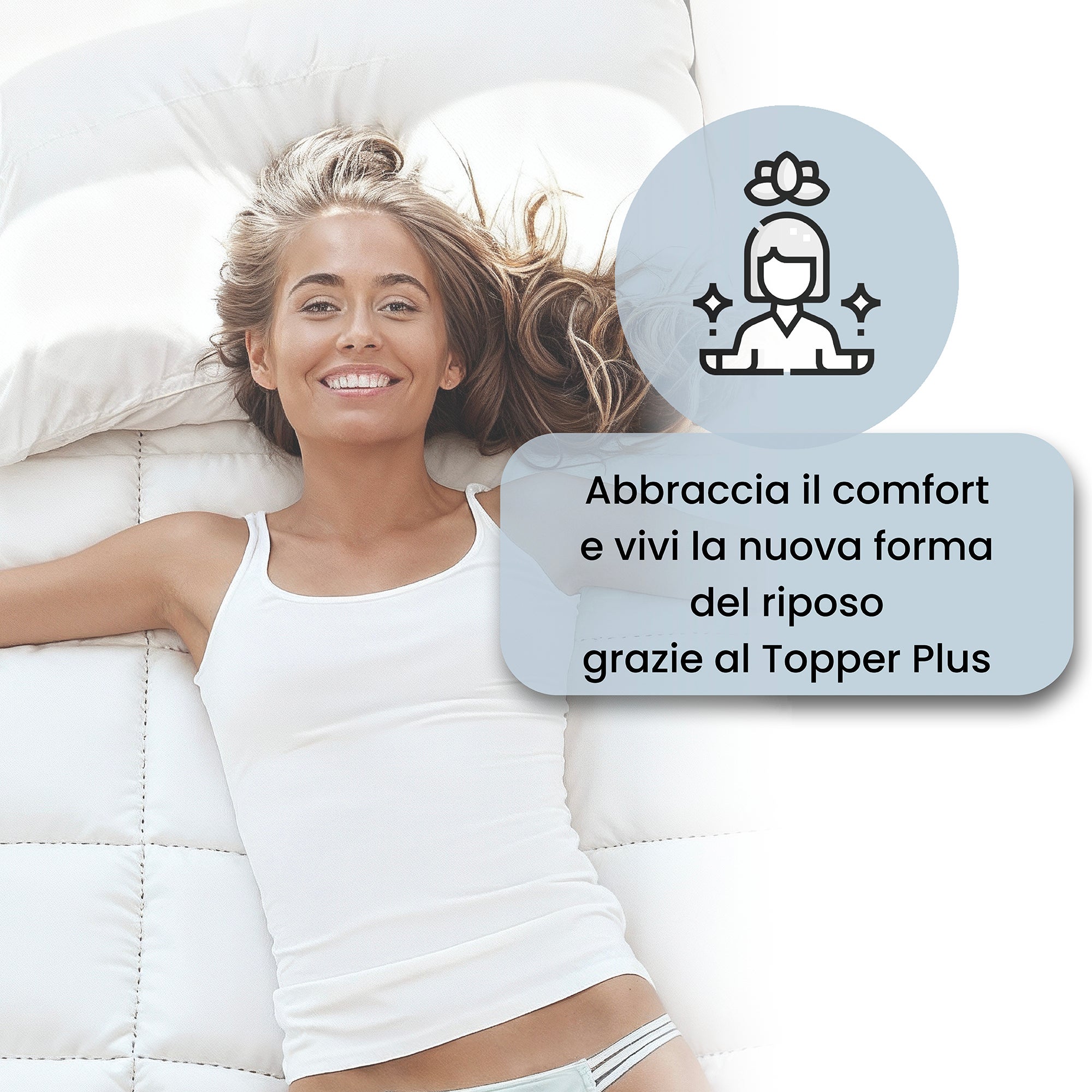 TOPPER PLUS ACOLCHADO CON ELÁSTICO, FUELLE DE 6 cm, MATRIMONIAL 160x195 cm - 7