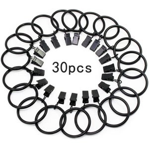 60 Pinces à Rideaux En Acier Inoxydable - Solides Et Anti-Dérapantes