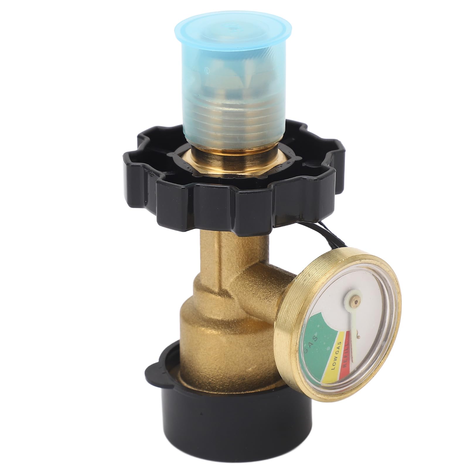 Adaptateur de réservoir de gaz POL Adaptateur de service de réservoir POL LP vers réservoir de gaz QCC1 avec manomètre - 6