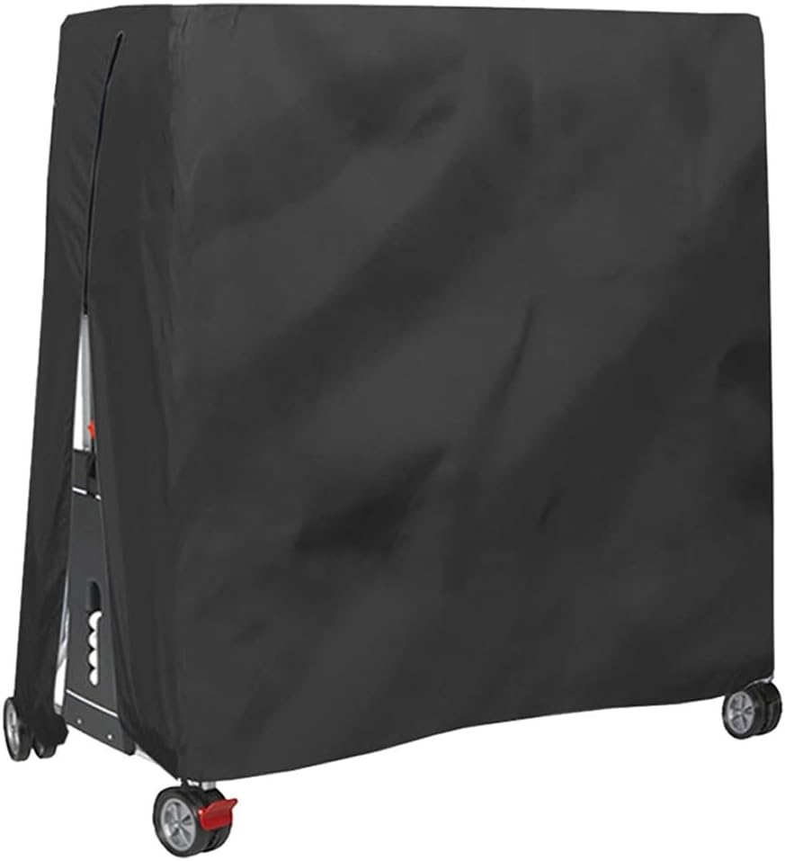 Housse De Protection Pour Table De Ping-pong - Imperméable Argentée - Taille 155x75x150 Cm - Avec Cordon De Serrage Et Sac De Rangement