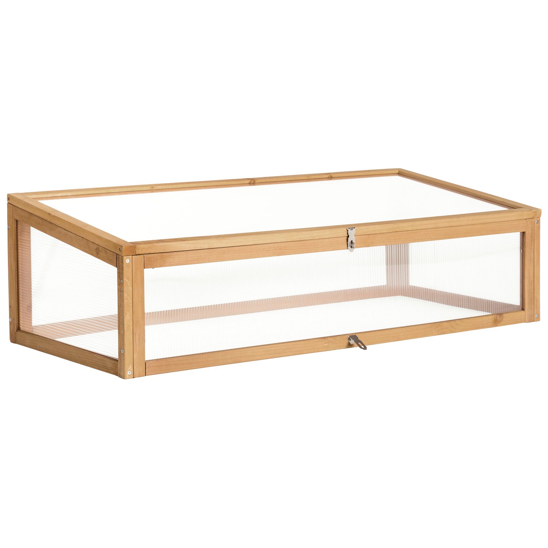 Carré Potager de jardin sur Pied Surélevé Bois de pin imprégné marron - 5