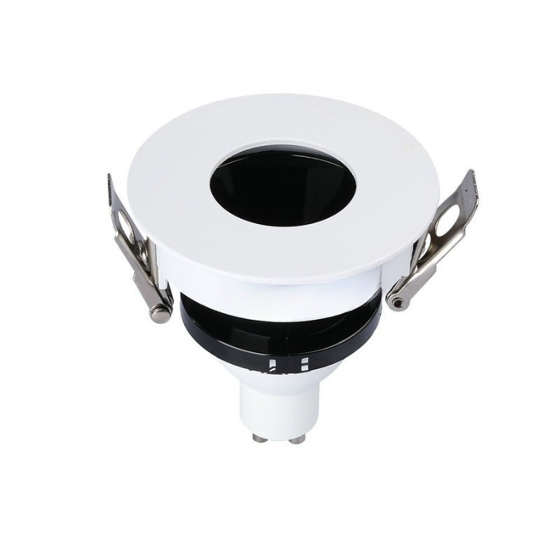 Support Spot Aluminium GU10 LED Rond Blanc Orientable ø83 mm - SILAMP - 6