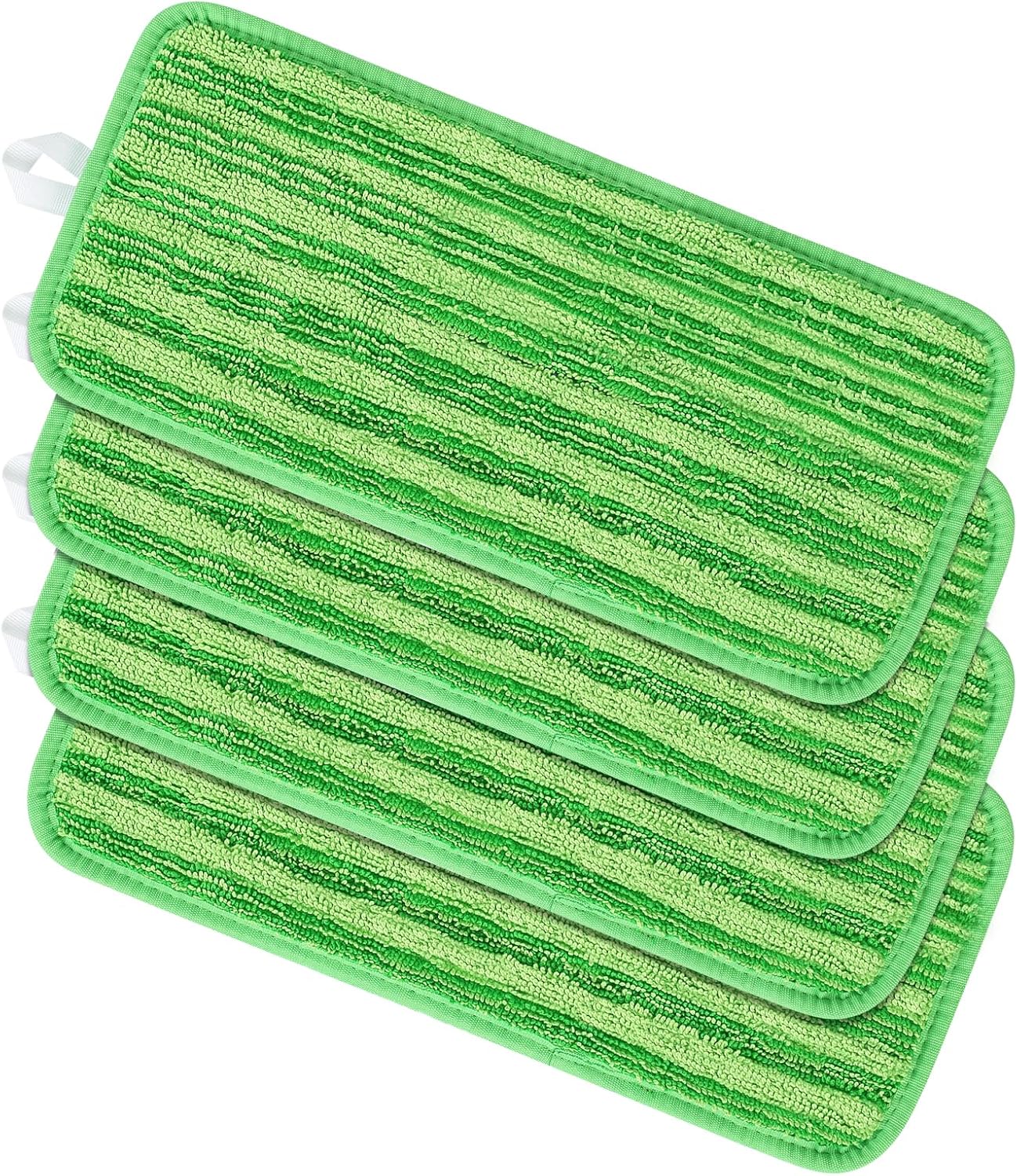 Zestaw 4 sztuk wielorazowych nakładek czyszczących do mopów Swiffer WetJet, zmywalne nakładki czyszczące z mikrofibry, 30 x 14 cm