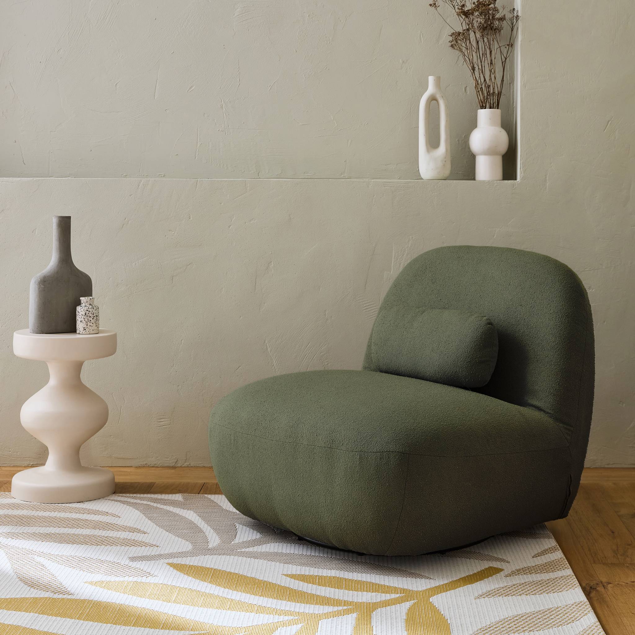 Poltrona Girevole Poltrona A Guscio Fodera Sedia Ufficio XHDZSW