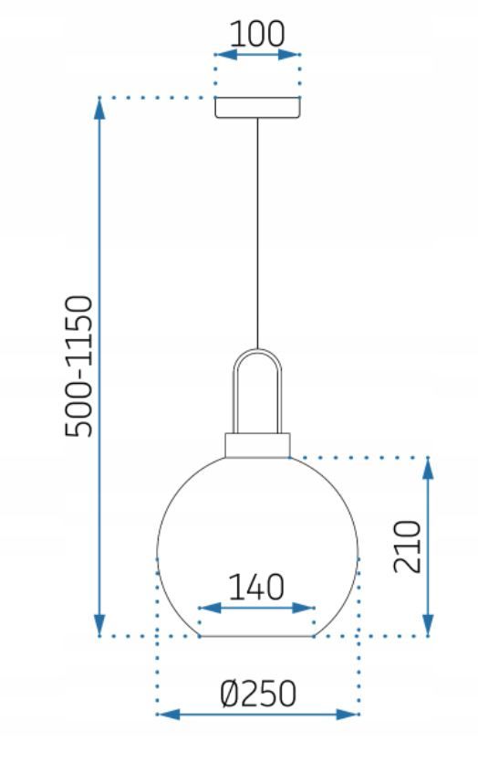 LAMPE SUSPENDUE TOOLIGHT APP630-1CP GOLD - 7