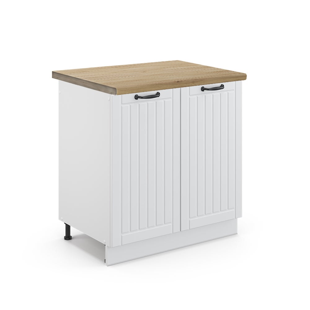 Vicco Szafka pod zlew Fame-Line, Biały domek wiejski, 80 cm , BP Dąb