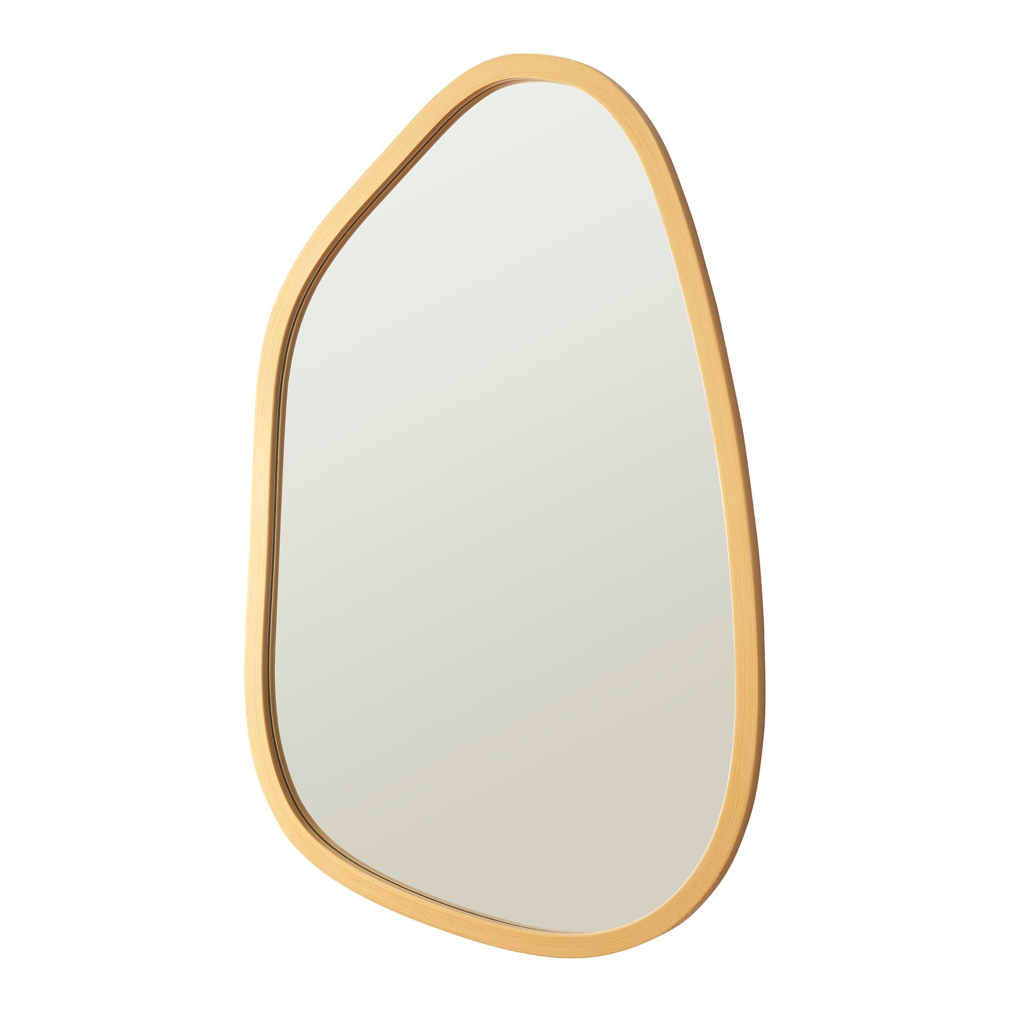 Miroir mural Filiano asymétrique 80 x 58 cm or [en.casa] - 3