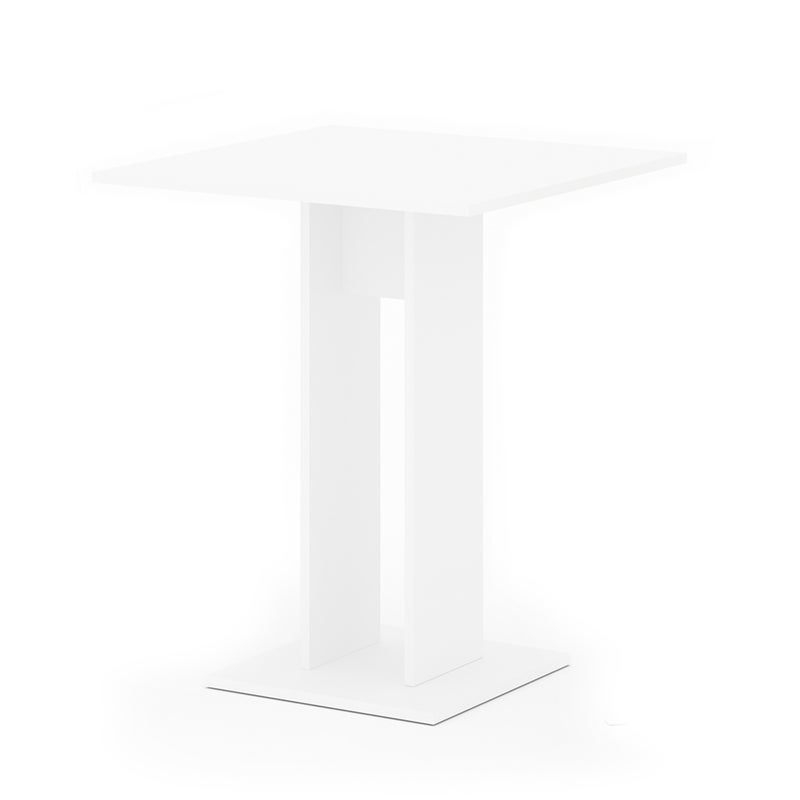 Vicco Stół do jadalni Repose, Biały, 65 x 65 cm