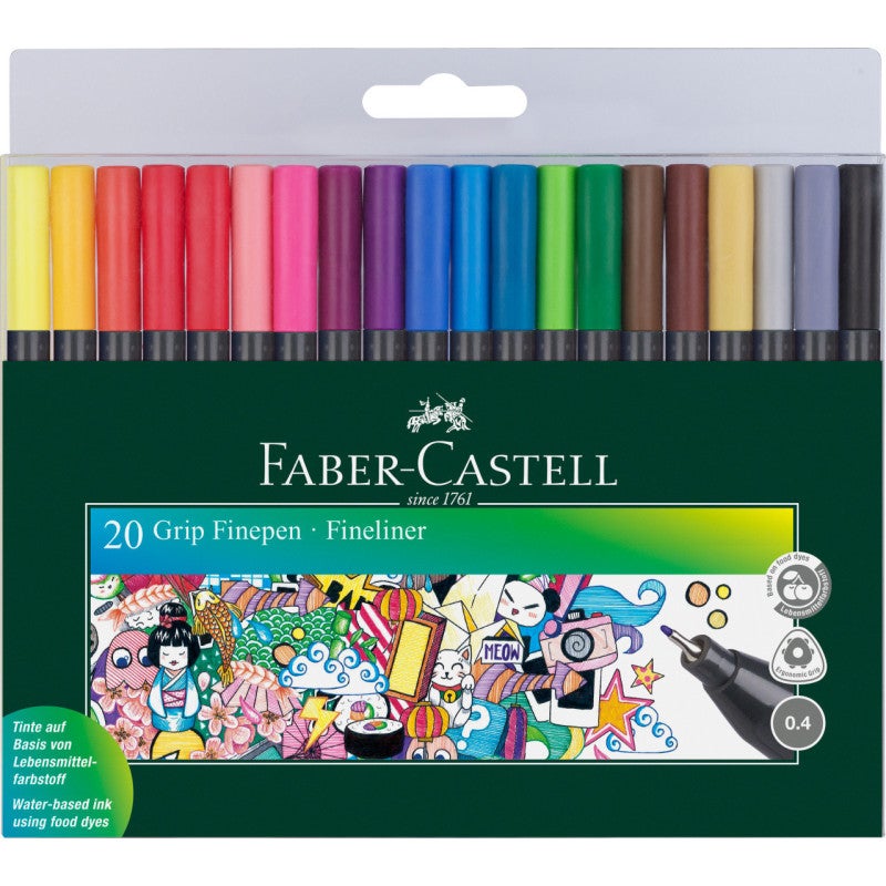 Pochette Feutres Grip Finepen Faber Castell Leroy Merlin