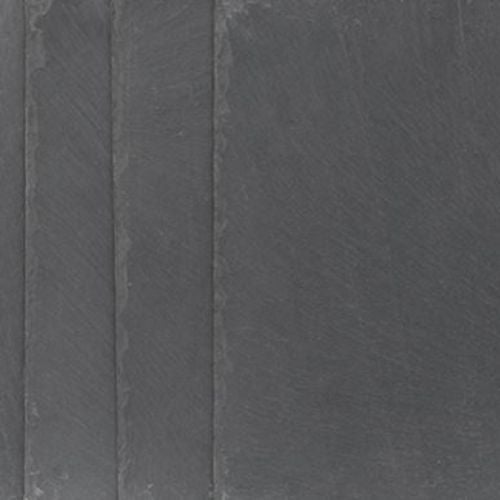 Palette de 61,25 m2 (875 pièces) de dalles rondes en ardoise noire de 32x22 cm + 1 boîte de crochets - 5