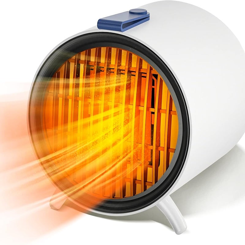 Grzejnik Wentylatorowy 500W z Zabezpieczeniem przed Przegrzaniem - Przenośny, Idealny do Domu i Biura, Efektywne Ogrzewanie