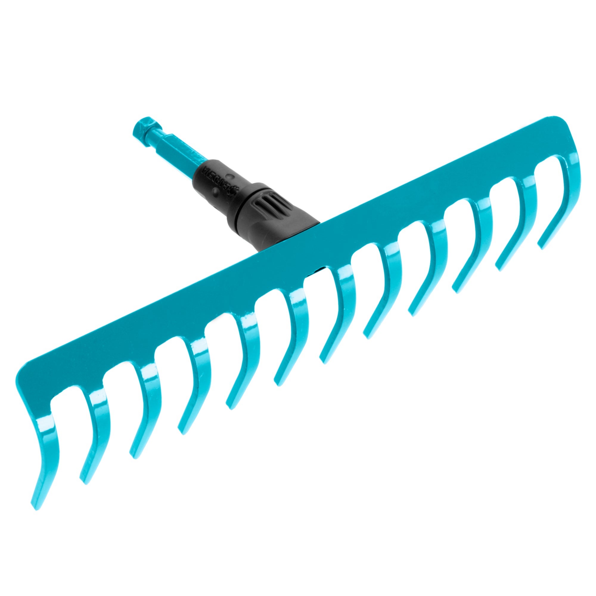 Gardena Rastrello combisystem: Rastrello a 12 denti, accessorio per la raccolta, il diserbo e la lavorazione del terreno, larghezza 30 cm (3177-20)