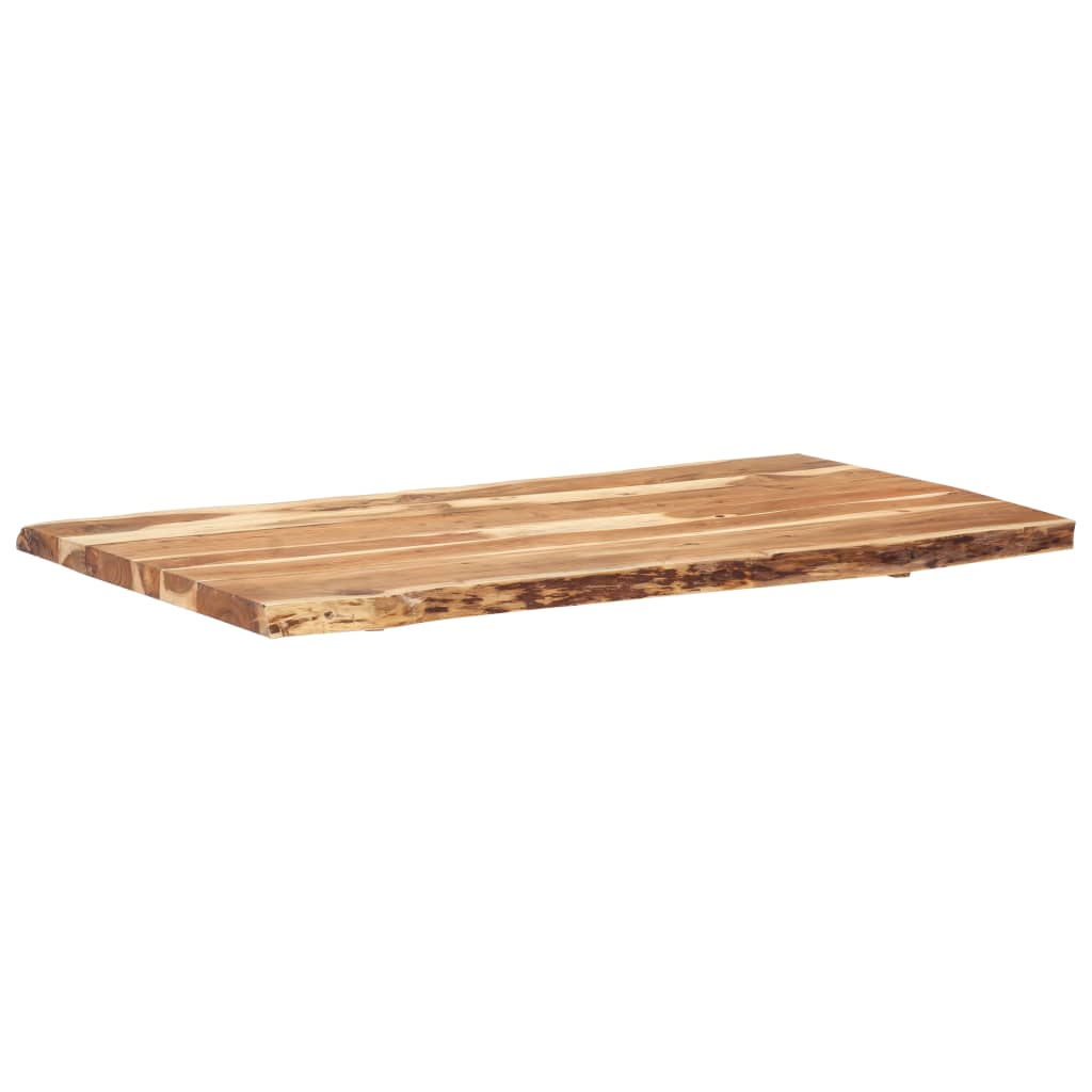 Dessus de table Bois d'acacia massiccio 118x(50-60)x3,8 cm - 9