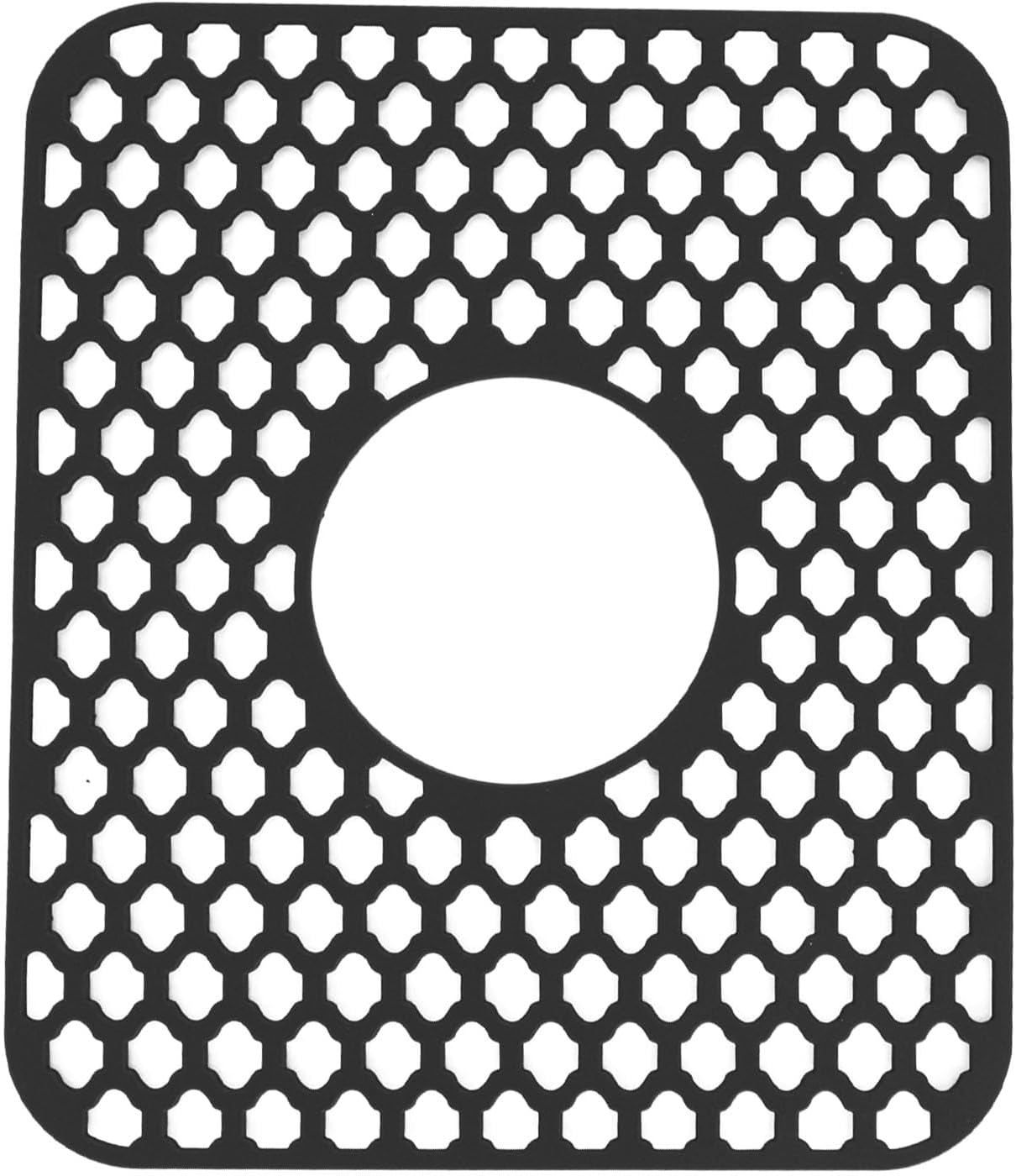 szt. Ochraniacz na zlew kuchenny, antypoślizgowa silikonowa mata pod zlew, kratka odporna na ciepło, do centralnego dna zlewu, zlew na werandę