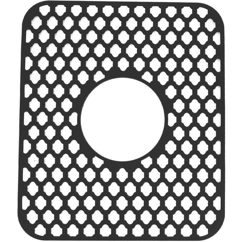 szt. Ochraniacz na zlew kuchenny, antypoślizgowa silikonowa mata pod zlew, kratka odporna na ciepło, do centralnego dna zlewu, zlew na werandę