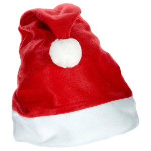 Cappello da Babbo Natale, cappello di Natale Forchette Tasca Copriposate Portaposate Tavolo Decorazioni for posate Borsa for posate natalizie Mini cappelli di Babbo Natale Tappi di bottiglia di vino