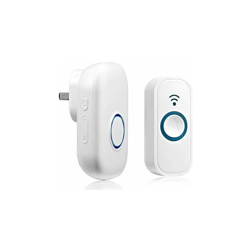 Sonnette sans Fil,Sonnettes sans Fil Kit de Carillon étanche avec ...