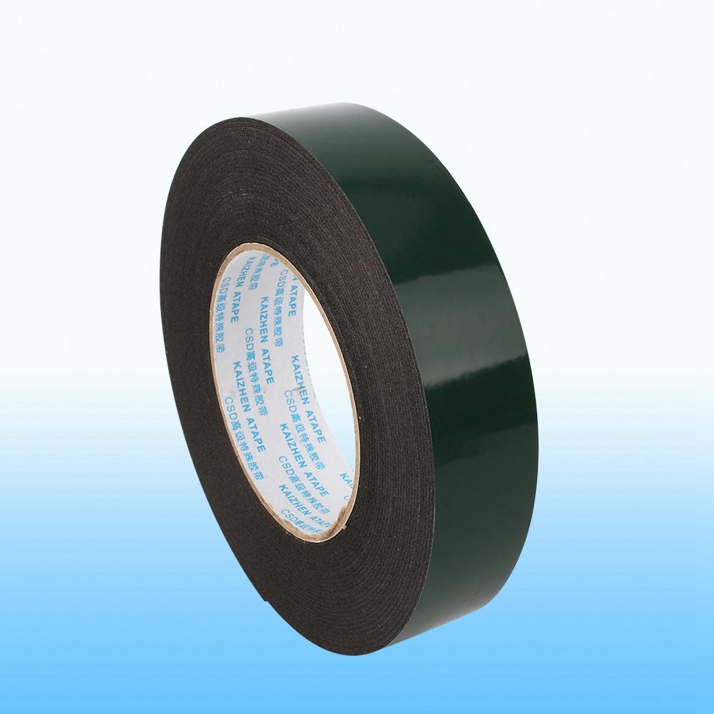 Nastro Doppia Faccia Permanente Nastro Biadesivo In Schiuma Nero - 10 Metri, Permanente E Super Resistente Silicone Bianco Antimuffa