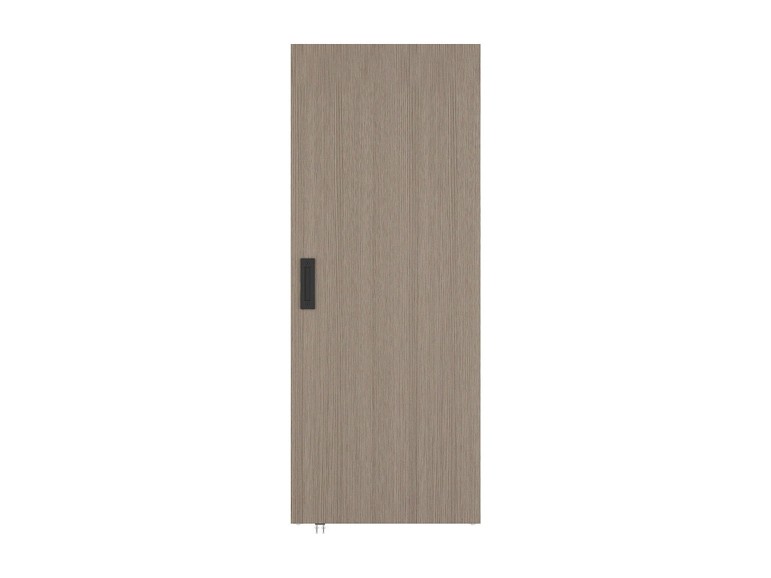 Porta scorrevole 83 x 210 cm in Legno e MDF con guida a scomparsa Rovere chiaro - BOCAZI - 3