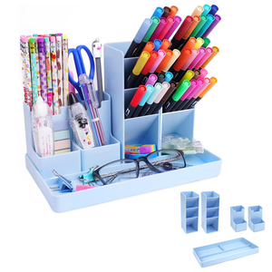 Astuccio organizer grande capacità portapenne per ragazze, ragazzi, ragazzi, studenti, stile retrò, con stampa floreale