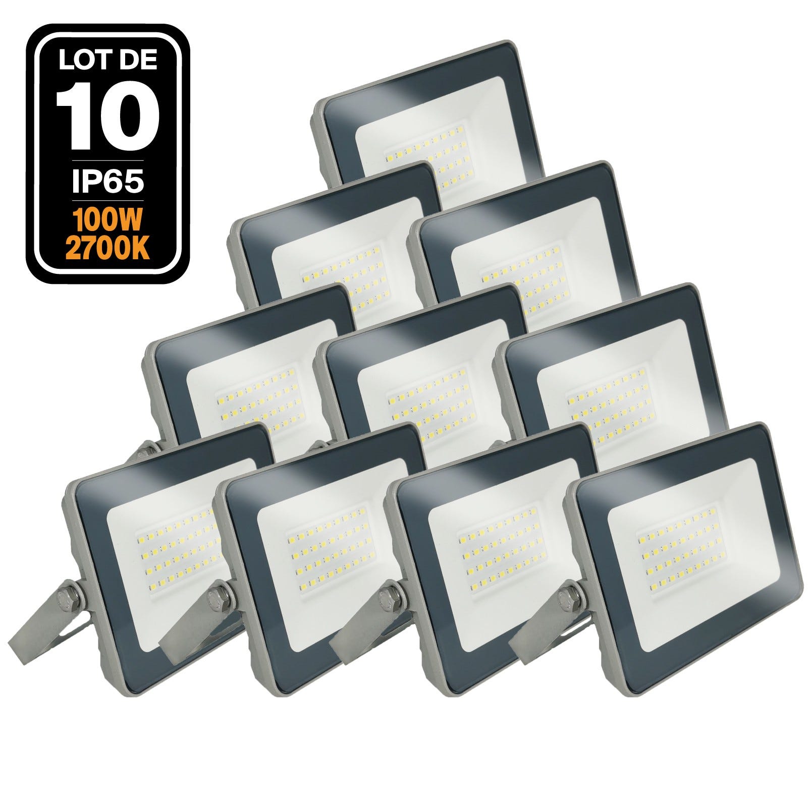 10 Projecteurs LED 100W ProLine 3000K Haute Luminosit Leroy Merlin 10-projecteurs-led-100w-proline-3000k-haute-luminosit-leroy-merlin