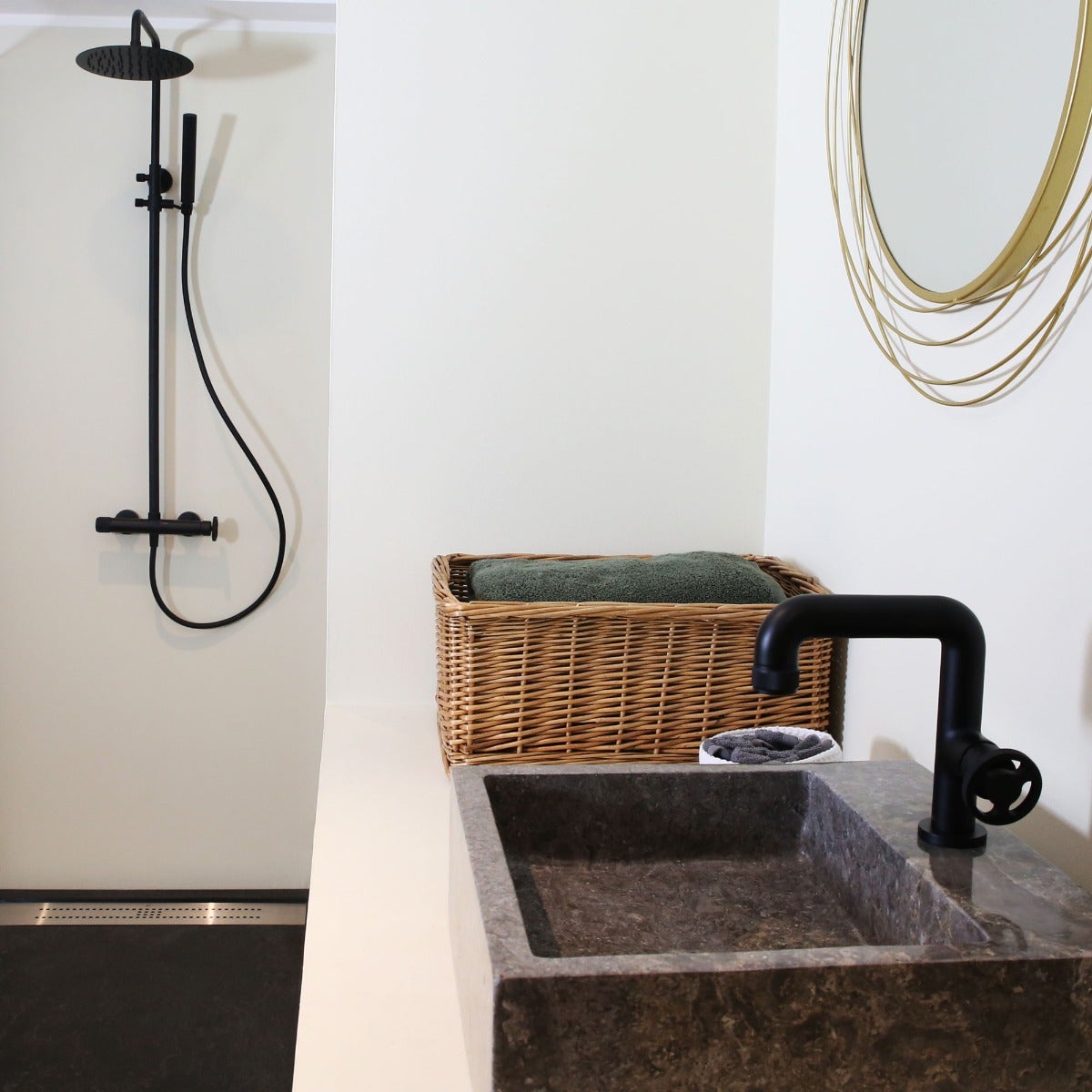 Factory mitigeur lavabo bas noir - 4