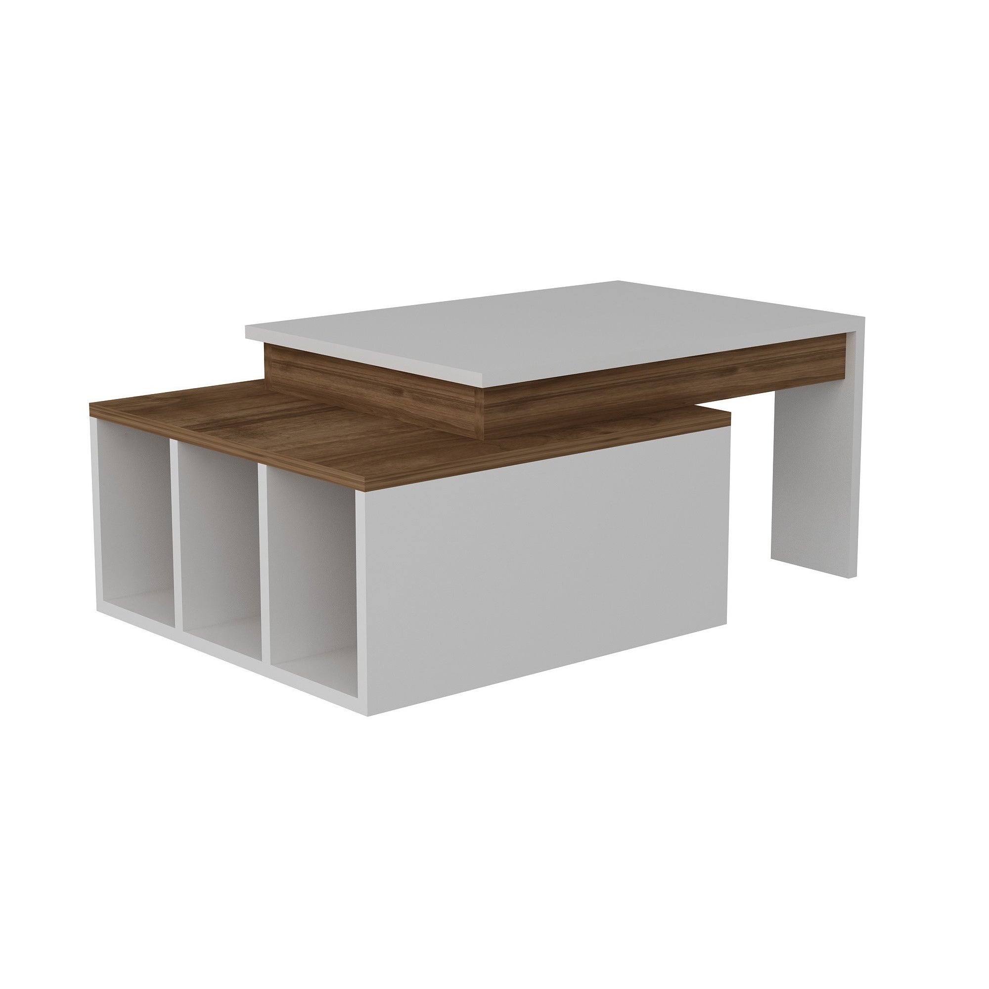 Plateau De Table Congo 140x70 Cm - 19 Mm D'épaisseur - Panneau De Particules Avec Bord ABS 2mm - Revêtement Mélamine Résistant - Fabriqué En Allemagne