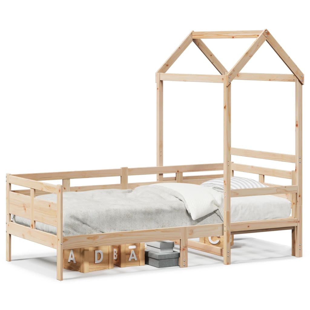 Lit simple | Lit adulte | Lit de jour avec toit sans matelas 90x190 cm ...