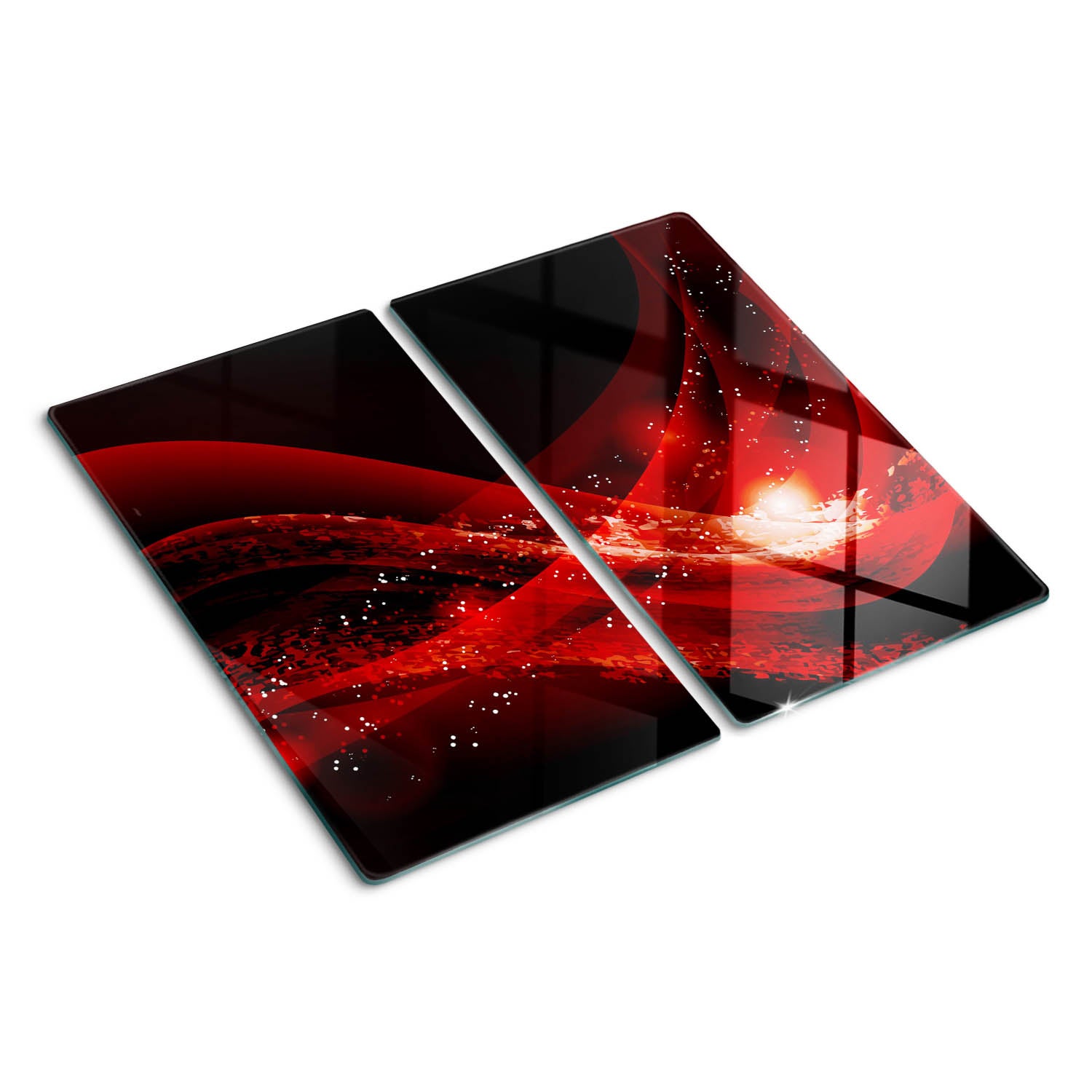 Tulup Planche De Cuisine En Verre 80x52 - Cerf