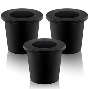 Yuanpgky Cono per ombrellone per cuneo ad anello, supporto per ombrellone da 38 mm, tappo stabilizzatore in gomma, adattatore base ombrello anti-inclinazione (A