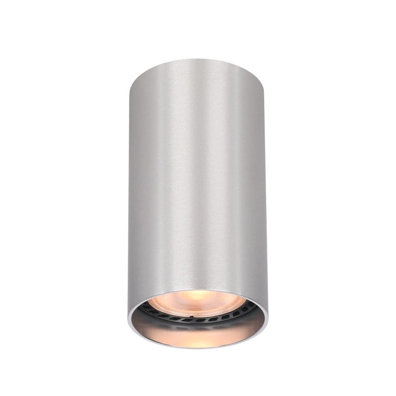 Reflektor sufitowy spot natynkowy Lopus okrągły aluminiowy 1xGU10x10W nowoczesna wym: 10 x 5,4 x 5,4 cm aluminium Italux