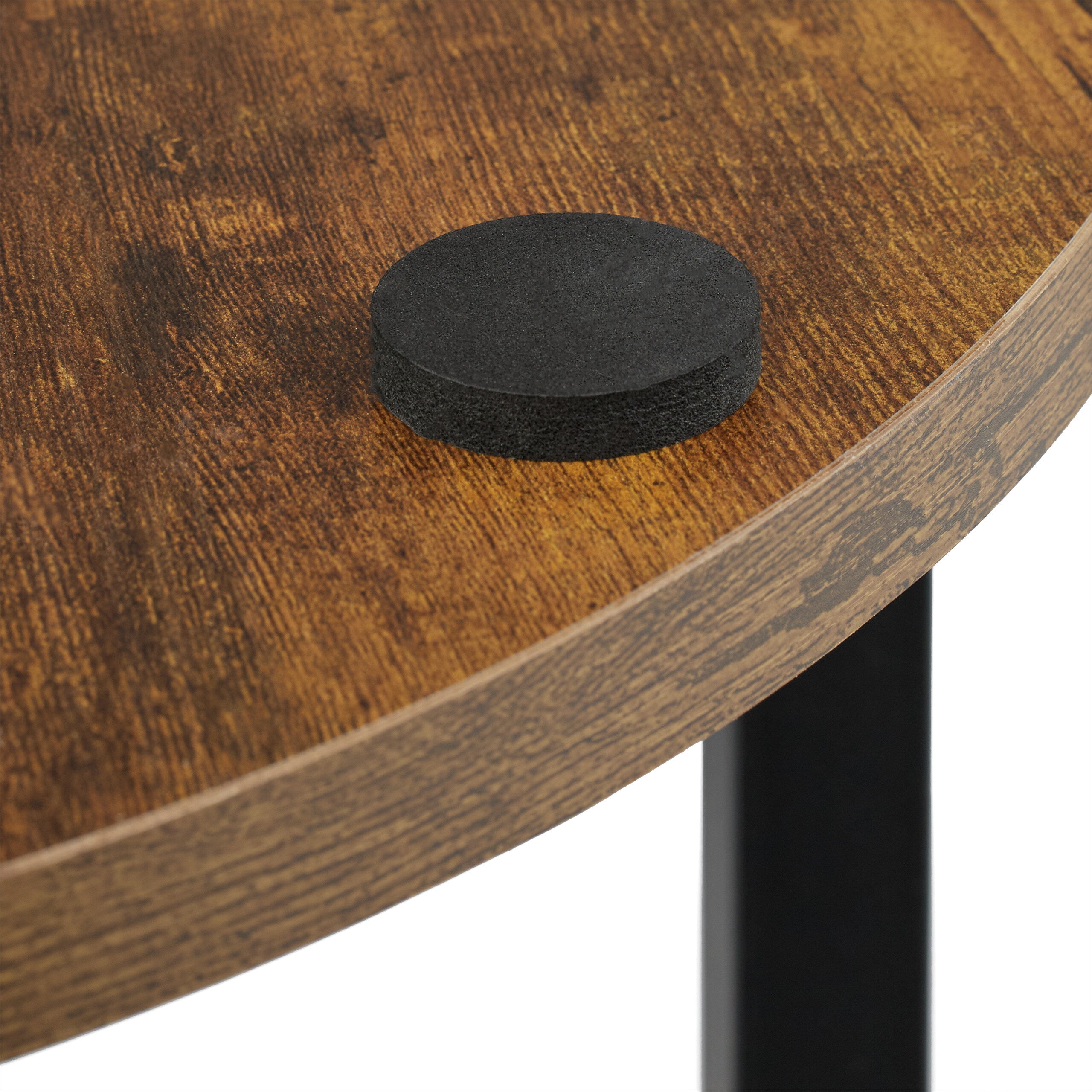 Étagère à plantes, 5 emplacements, fer et MDF, H x L x P : 118,5 x 58 x 58 cm,noir et marron, RELAXDAYS - 6