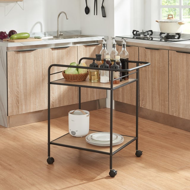 Chariot De Service Mobile Pour Cuisine-Salle De Bain-Bureau À 3 Niveaux, Chariot De Cuisine À Chariot De Service Mobile Pour Cuisine-Salle De Bain-Bureau À 3 Niveaux, Chariot De Cuisine À