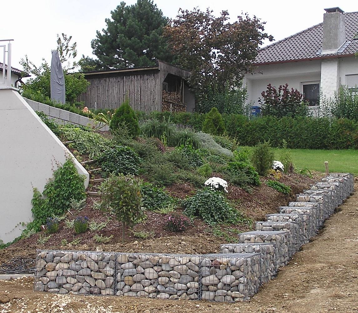 Gabiona - Gavión de acero galvanizado 100x50x50cm (LxAxP), malla 5 x 10cm, Espiral, jaula metálica para muro o jardín - 9