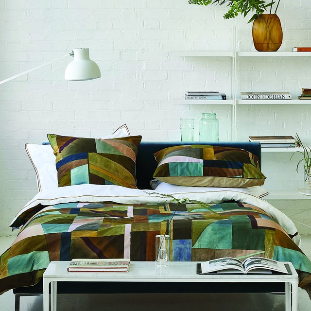 Housse de couette imprimée en percale de coton, Alphonse