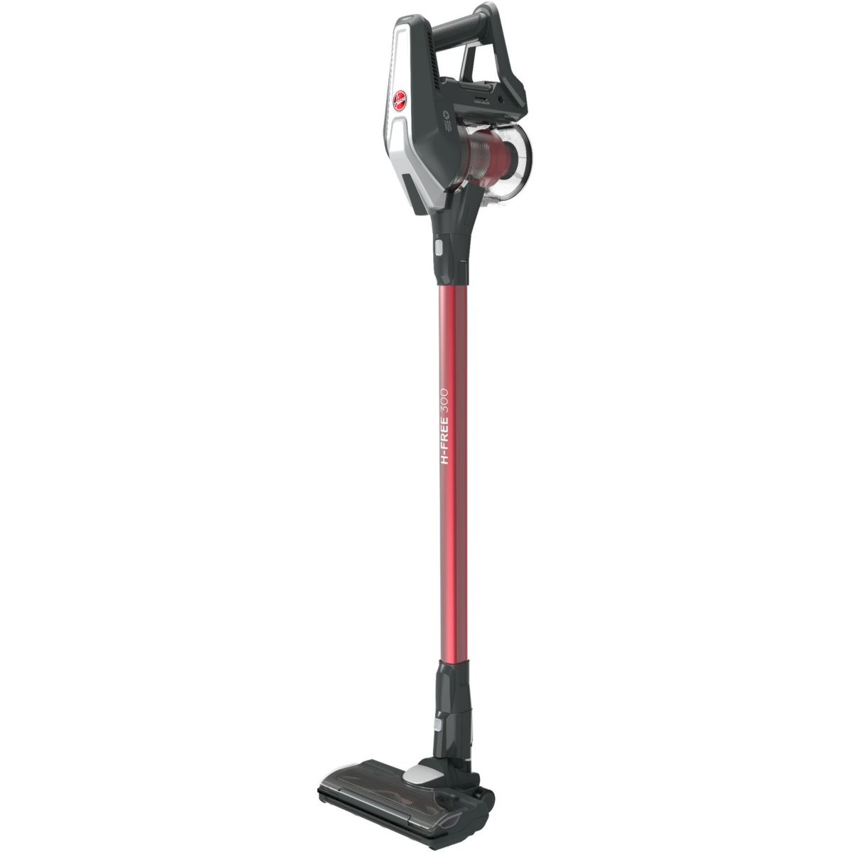 Hoover HF300 HF322TP 011 Aspirapolvere Senza Filo, 240W, 0,7 L, Autonomia 40 minuti, Ciclonico, Spazzola Antigroviglio, Mini Turbo Spazzola, Blu