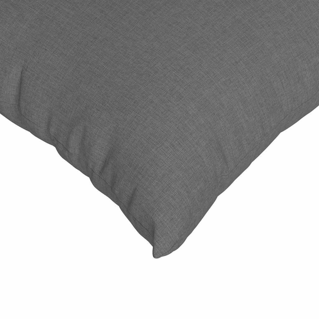 Coussins de canapé 2 pcs Gris foncé 50 x 50 cm tissu vidaXL - 7