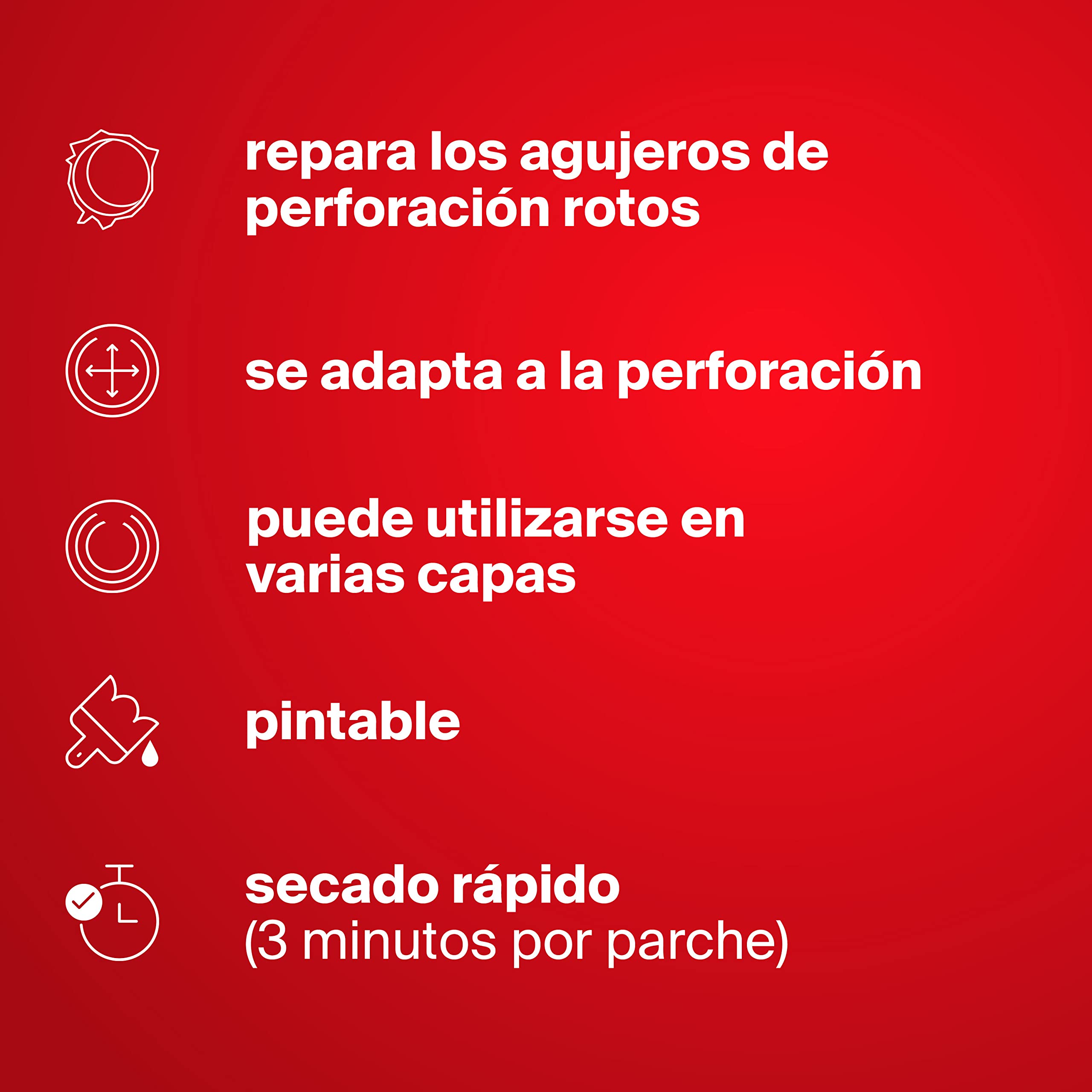 Fischer SCLM - Toppa per riparare i fori di tasselli, puntine e ammaccature, senza trapano e di facile applicazione, 10 pezzi - 7