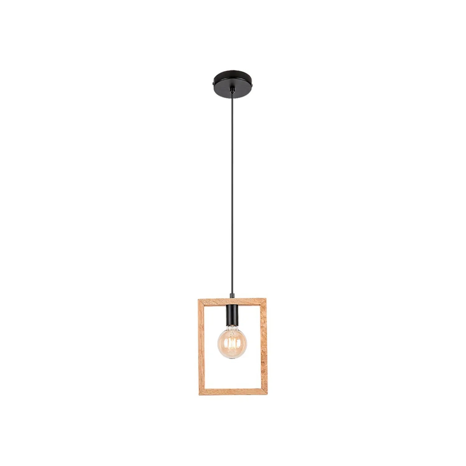 Lampa wisząca Indigo czarny buk 1xE27x40W metal wym:130x22x30cm IP20 Rabalux