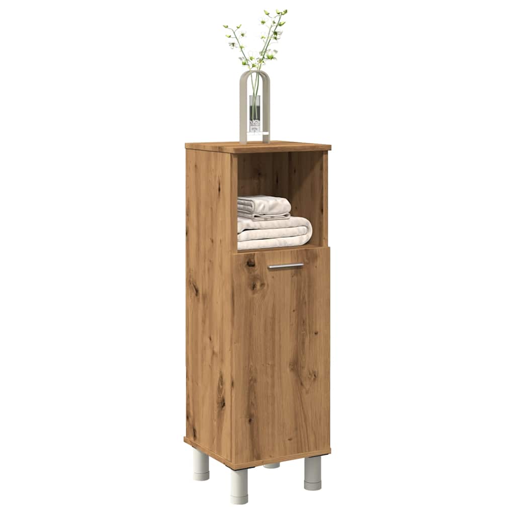 Porte-rouleau avec brosse de toilette en bambou blanc de 80 cm par 43,40