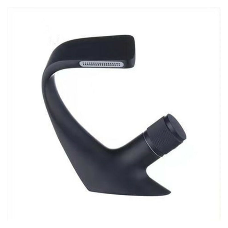 Czarny kran umywalkowy - Bateria łazienkowa - Solidny kran umywalkowy typu wodospad - Bateria najwyższej jakości (czarny)