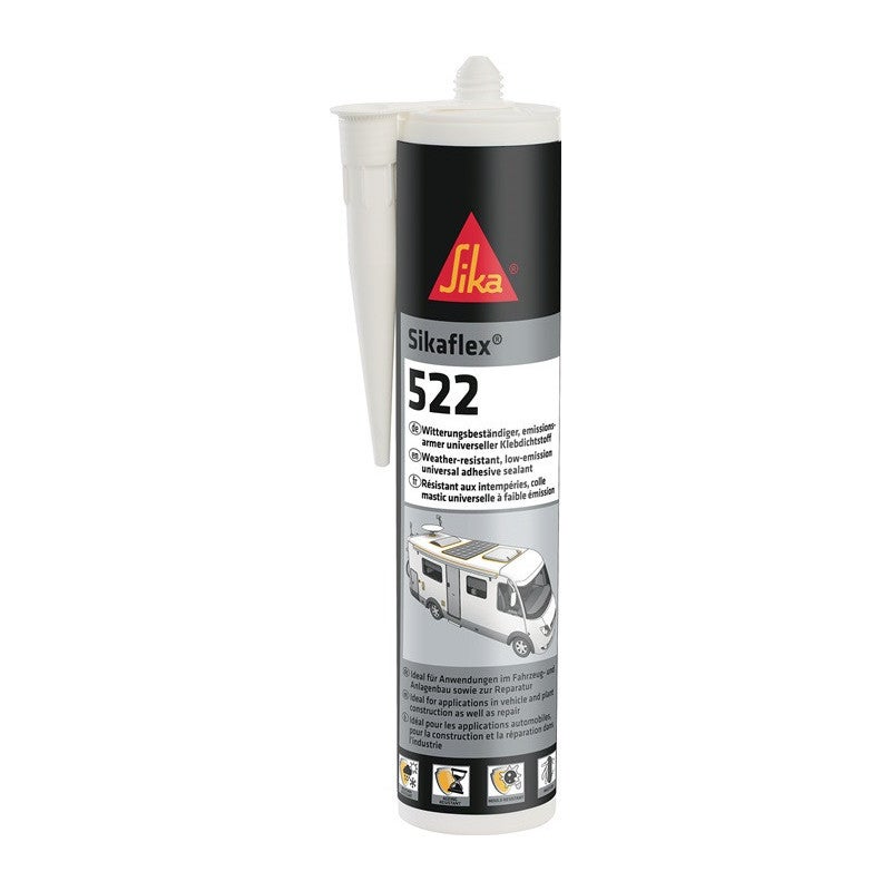 Klej i uszczelniacz Sikaflex-522 czarny 300ml - 688219