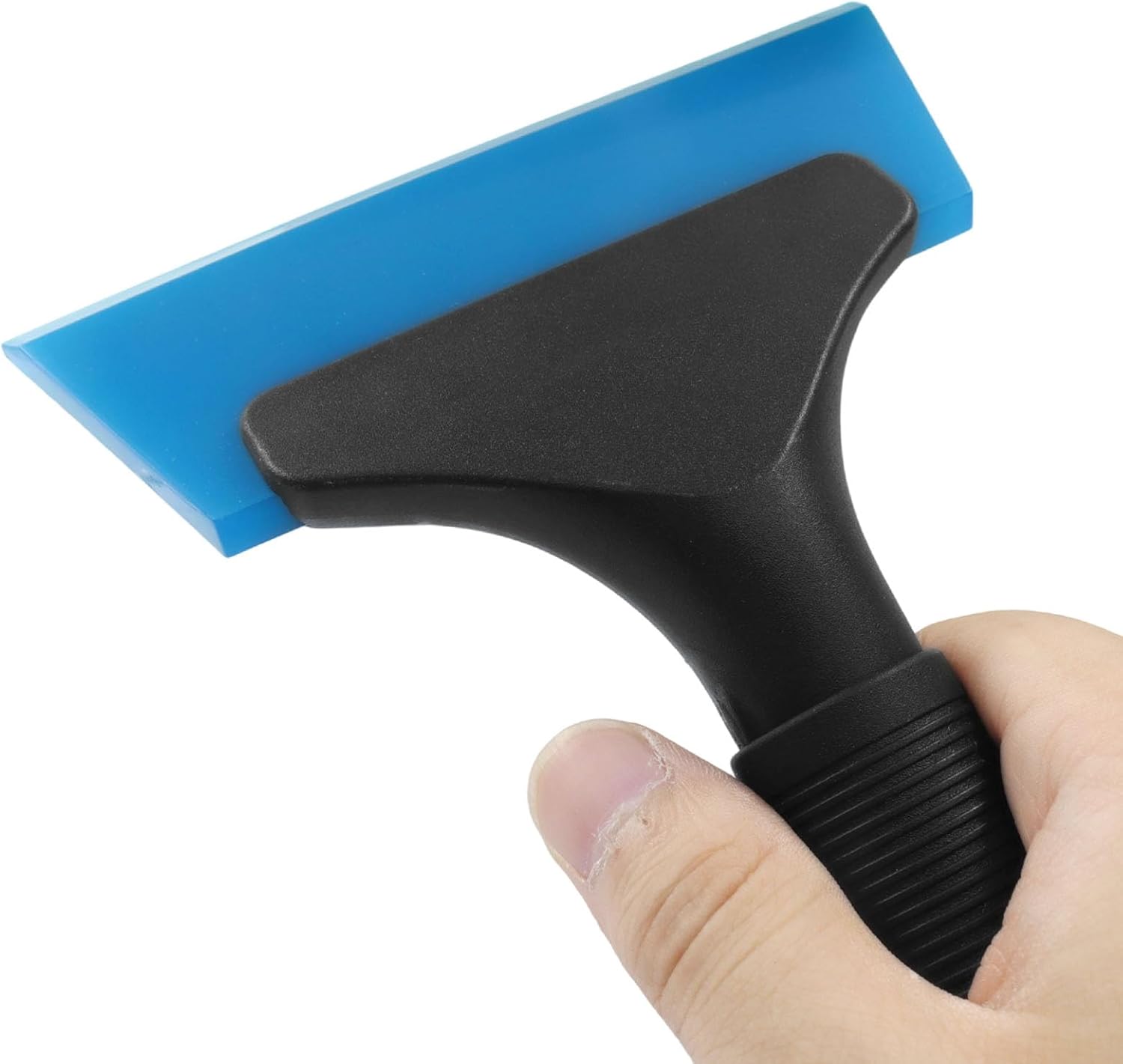 Raclette en silicone pour vitres - essuie-glaces de voiture, raclette de douche, petite raclette, 12 cm,Bleu - 4