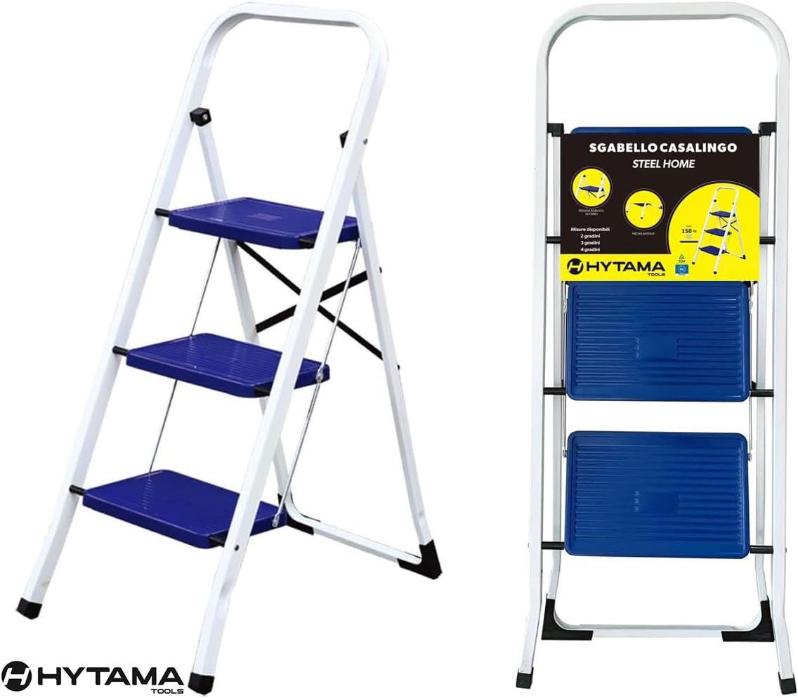 Sgabello Gradini Colombo FACTOTUM - 4 Gradini In Acciaio Bianco Per Casa E Lavoro - Foto 9