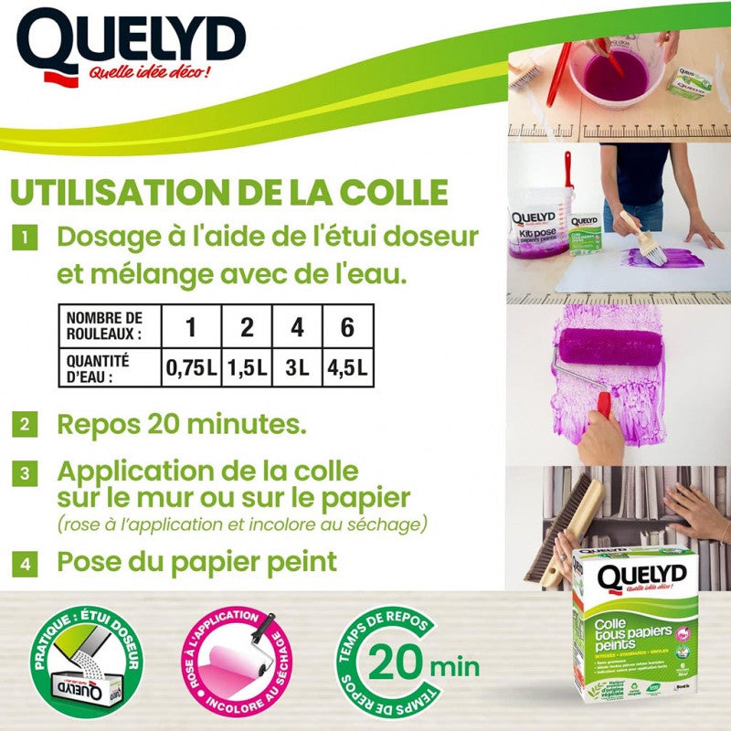 Quelyd cola todos os pap�is de parede indicador colorido - 4